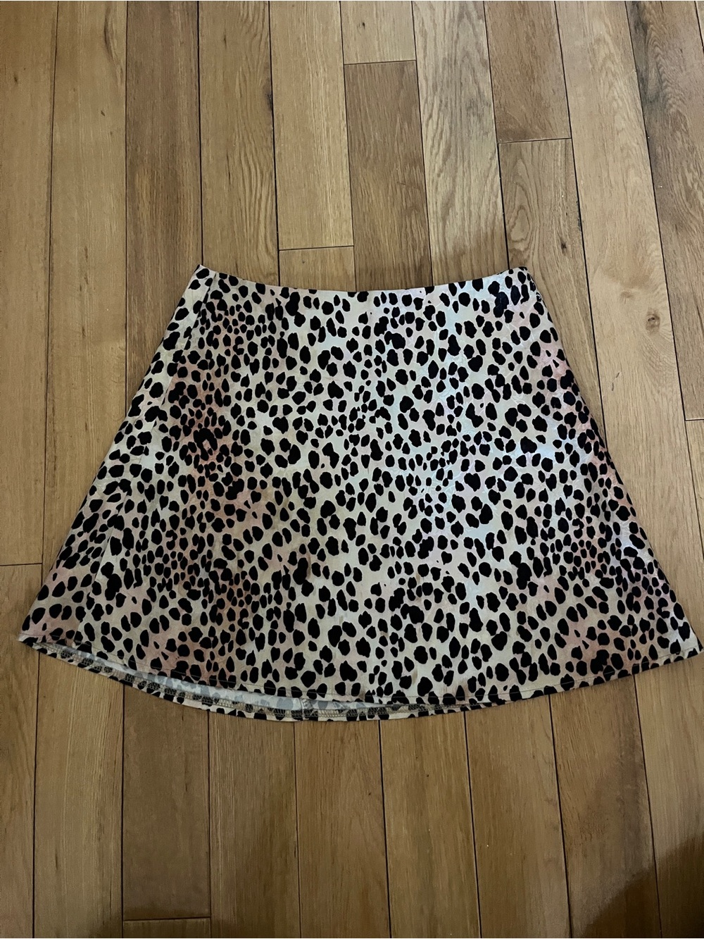 Princess Polly Leopard Print A-Line Mini Skirt